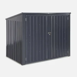 Mülltonnenbox 1,75m² aus verzinktem Stahl