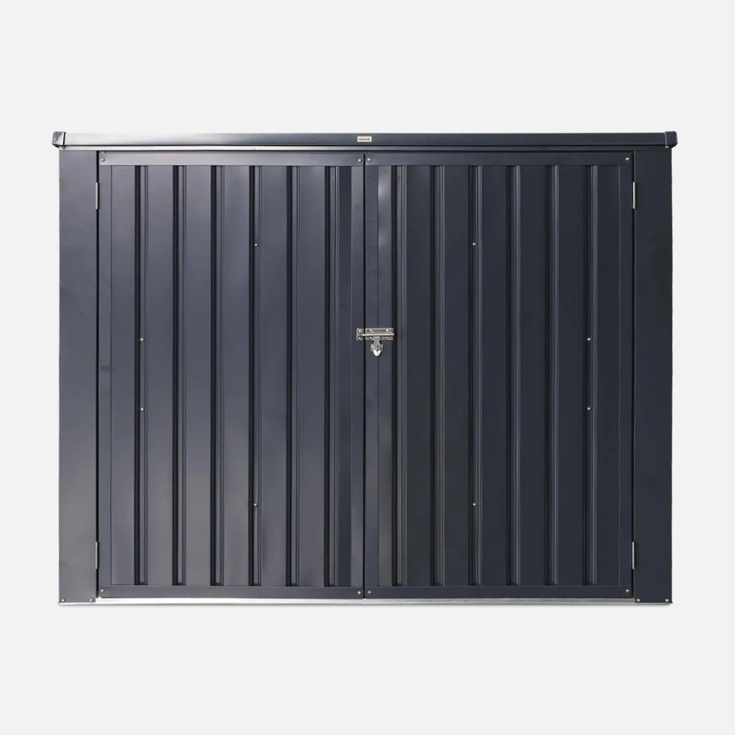 Mülltonnenbox 1,75m² aus verzinktem Stahl