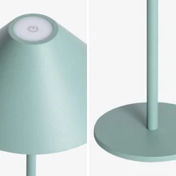 Mobile LED-Tischlampe für Innen- und Außenbereich H 135 cm