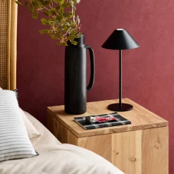 Mobile LED-Tischlampe für Innen- und Außenbereich H 135 cm