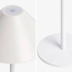 Mobile LED-Tischlampe für Innen- und Außenbereich H 135 cm