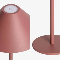 Mobile LED-Tischlampe für Innen- und Außenbereich H 135 cm