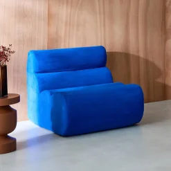 Modularer Lounge-Sessel mit Stoffbezug