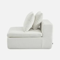 Modularer Sessel mit Chenille-Bezug 1-Sitzer