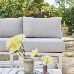 Modulares Gartenmöbel-Set aus Aluminium für 4 Personen