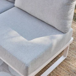 Modulares Gartenmöbel-Set aus Aluminium für 4 Personen