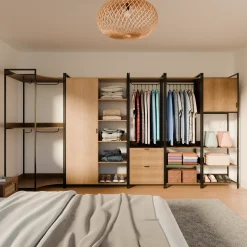 Modulares Kleiderschrank-Set mit 5 Elementen