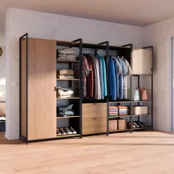 Modulares Kleiderschrank-Set mit 4 Elementen