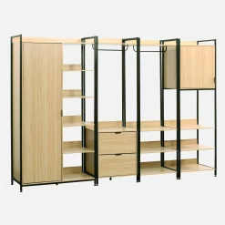 Modulares Kleiderschrank-Set mit 4 Elementen