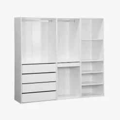 Modulares Kleiderschrank-Set mit 3 Elementen