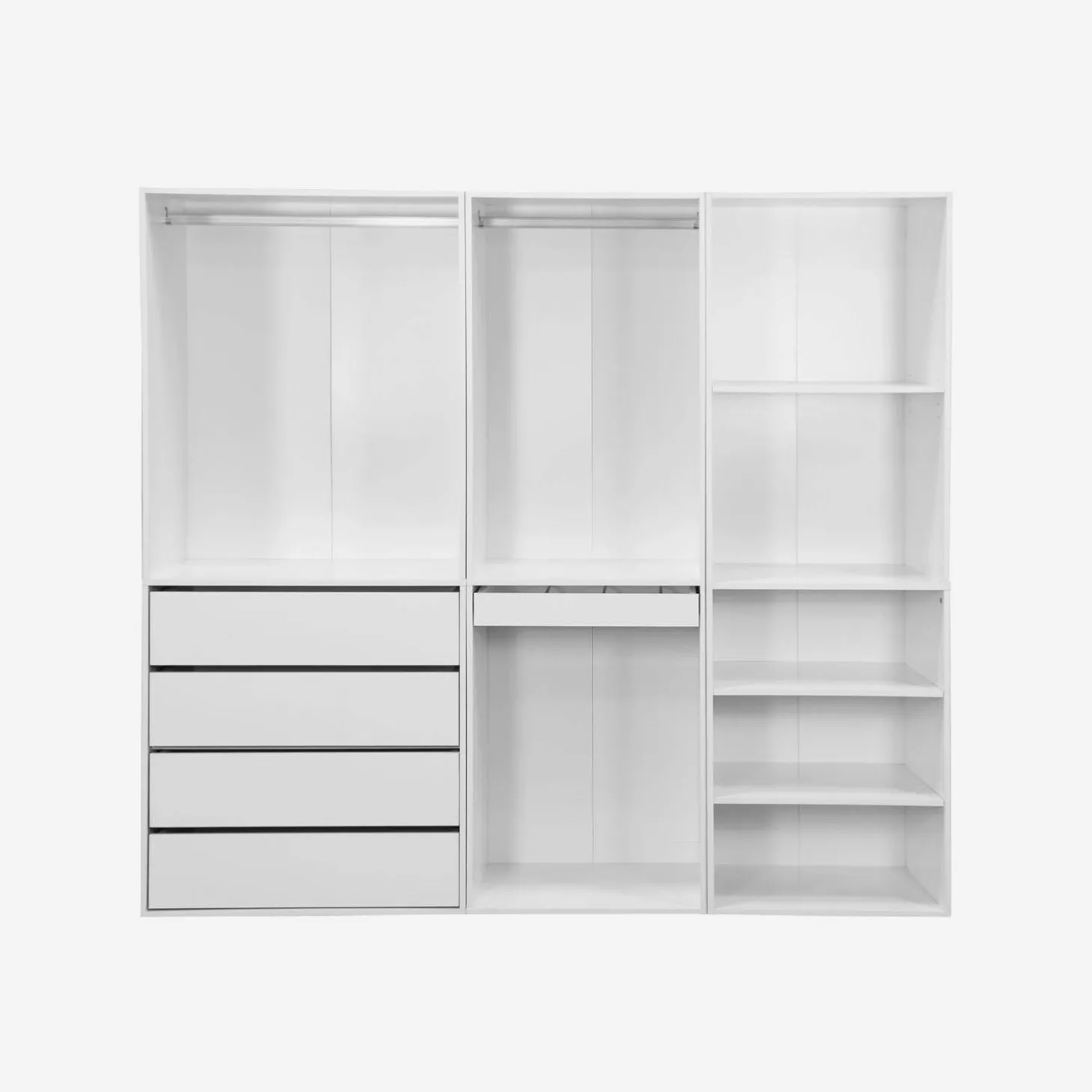 Modulares Kleiderschrank-Set mit 3 Elementen