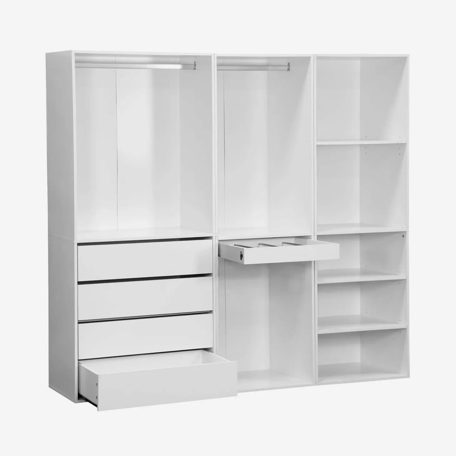 Modulares Kleiderschrank-Set mit 3 Elementen