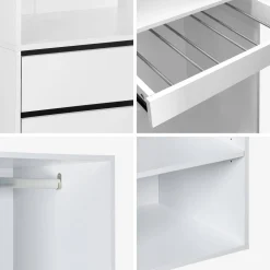 Modulares Kleiderschrank-Set mit 3 Elementen
