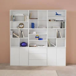 Modulares Regal Holzdekor 9 Elemente