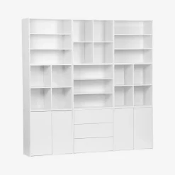 Modulares Regal Holzdekor 9 Elemente