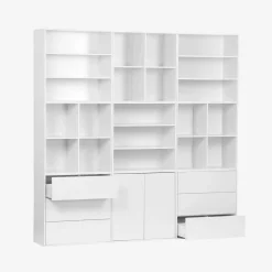 Modulares Regal Holzdekor 9 Elemente