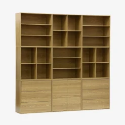 Modulares Regal Holzdekor 9 Elemente