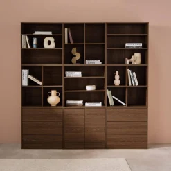 Modulares Regal Holzdekor 9 Elemente