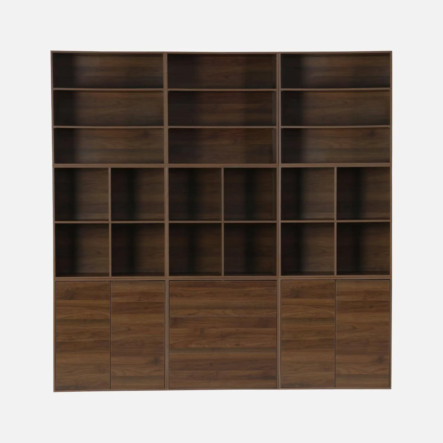 Modulares Regal Holzdekor 9 Elemente