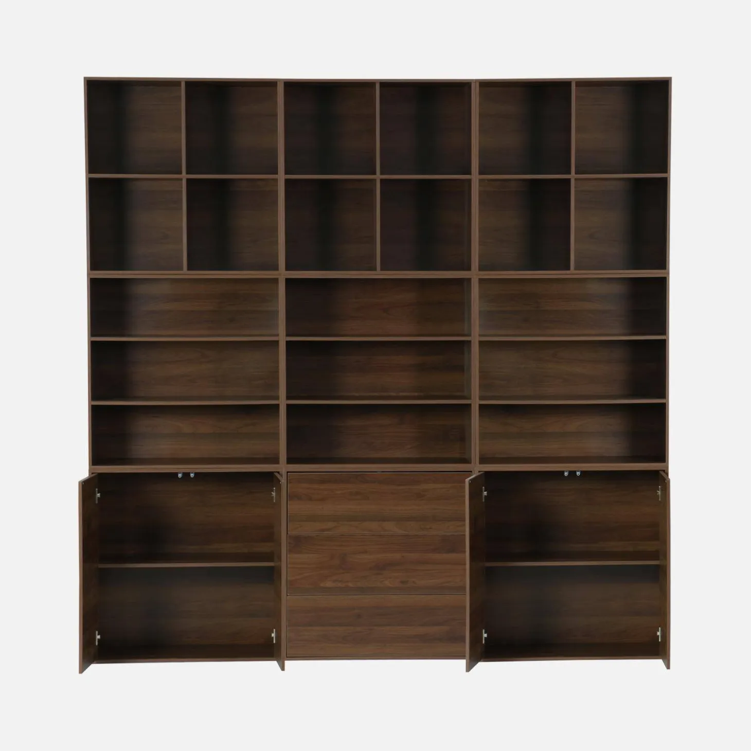 Modulares Regal Holzdekor 9 Elemente
