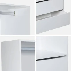Modul mit 4 Schubladen und Kleiderschrank