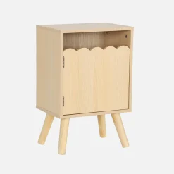 Nachttisch für Kinder Holzdekor 1 Tür