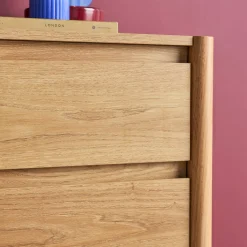 Nachttisch Holzdekor 2 Schubladen