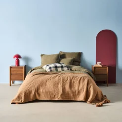 Nachttisch Holzdekor 2 Schubladen