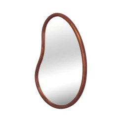 Organischer Spiegel aus Tannenholz 95cm