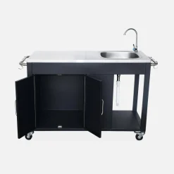 Outdoor-Grillablagewagen aus Stahl