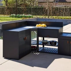 Outdoor-Küche 6 Module Stahl