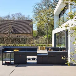 Outdoor-Küche 6 Module Stahl