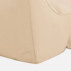 Outdoor-Sessel mit Olefin-Bezug beige