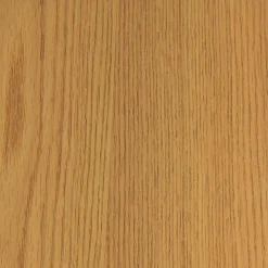 Ovale Konsole aus Heveaholz mit Eichenfurnier