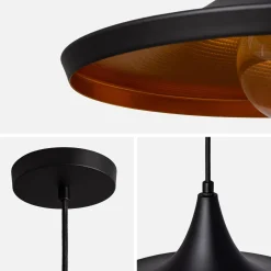 Pendelleuchte für Innen Metall Ø 35cm