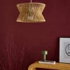 Pendelleuchte mit Rattanoptik Ø 35cm