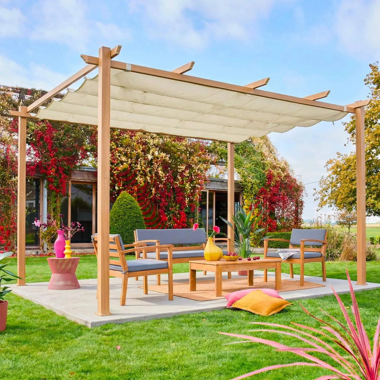 Pergola Aluminium 3x4 m - Isla
