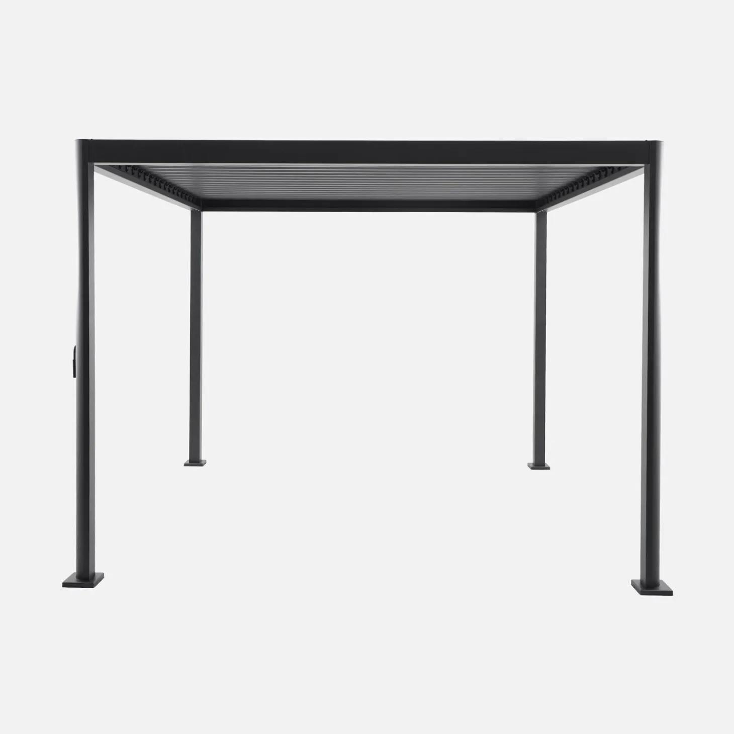 Pergola mit Lamellendach Imperial 3x3m Aluminium und Stahl