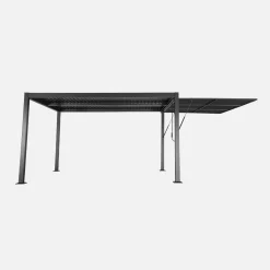 Pergola mit Lamellendach Palace 3x4m mit Vordach 3m