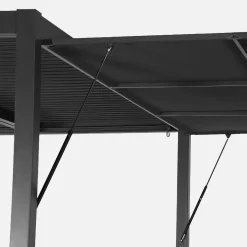 Pergola mit Lamellendach Palace 3x4m mit Vordach 4m