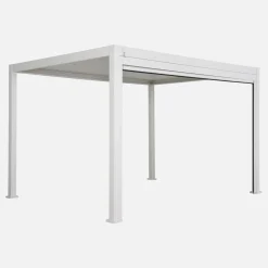 Pergola mit Lamellendach Triomphe 3x4m mit 1 Markise 4m