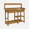 Pflanztisch aus Holz