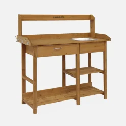 Pflanztisch aus Holz