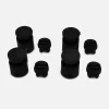 4 Pfostenkappen für Innen-Netztrampoline