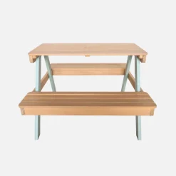 Picknicktisch aus Holz für Kinder, mit 2 Sitzplätzen