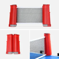 Premium Tischtennisplatte für den Außenbereich mit 2 Schlägern und 3 Bällen