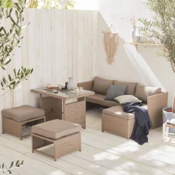 Rattan Gartenmöbel Set - Reggiano
