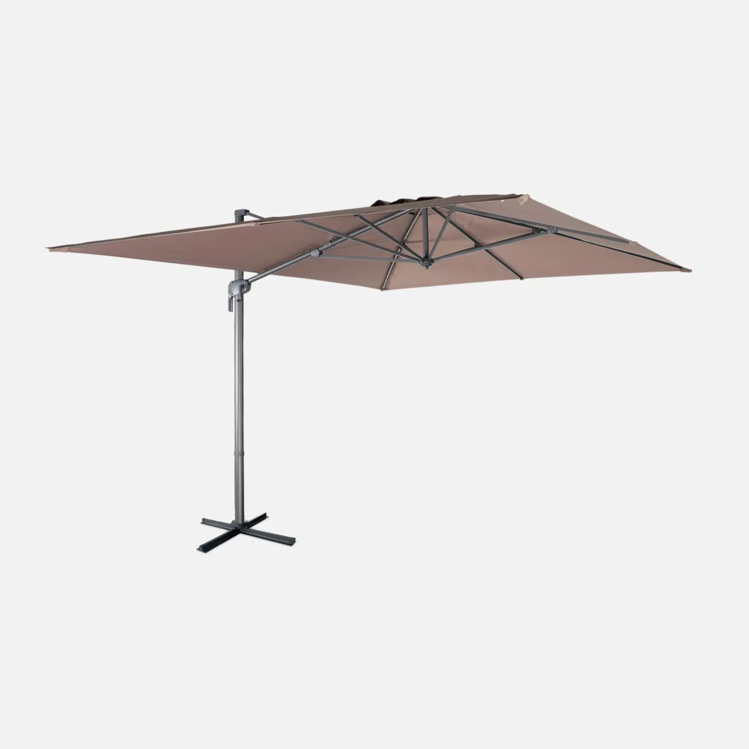 Rechteckiger Ampelschirm 3x4 m