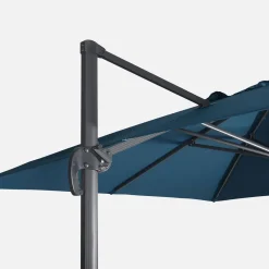 Rechteckiger Ampelschirm 3x4m + befüllbare Ballastplatten 50x50cm