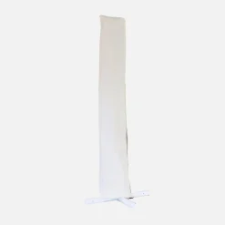 Rechteckiger Ampelschirm 3x4m, Mast in Holzoptik